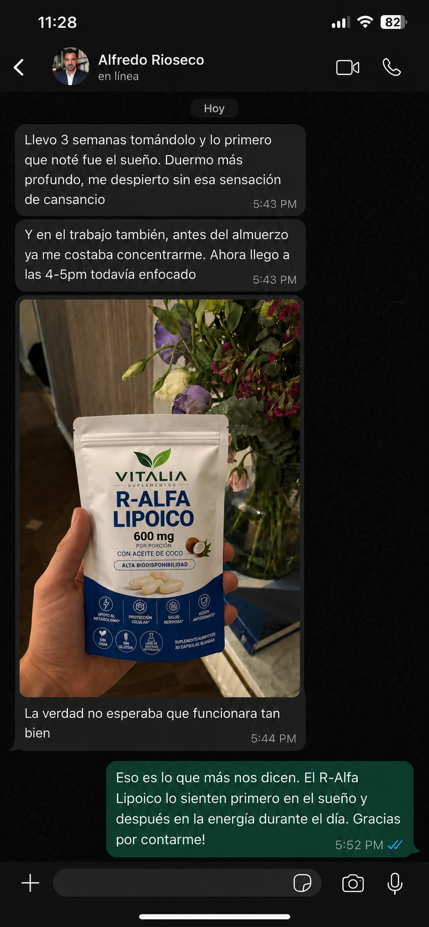 Testimonio de cliente