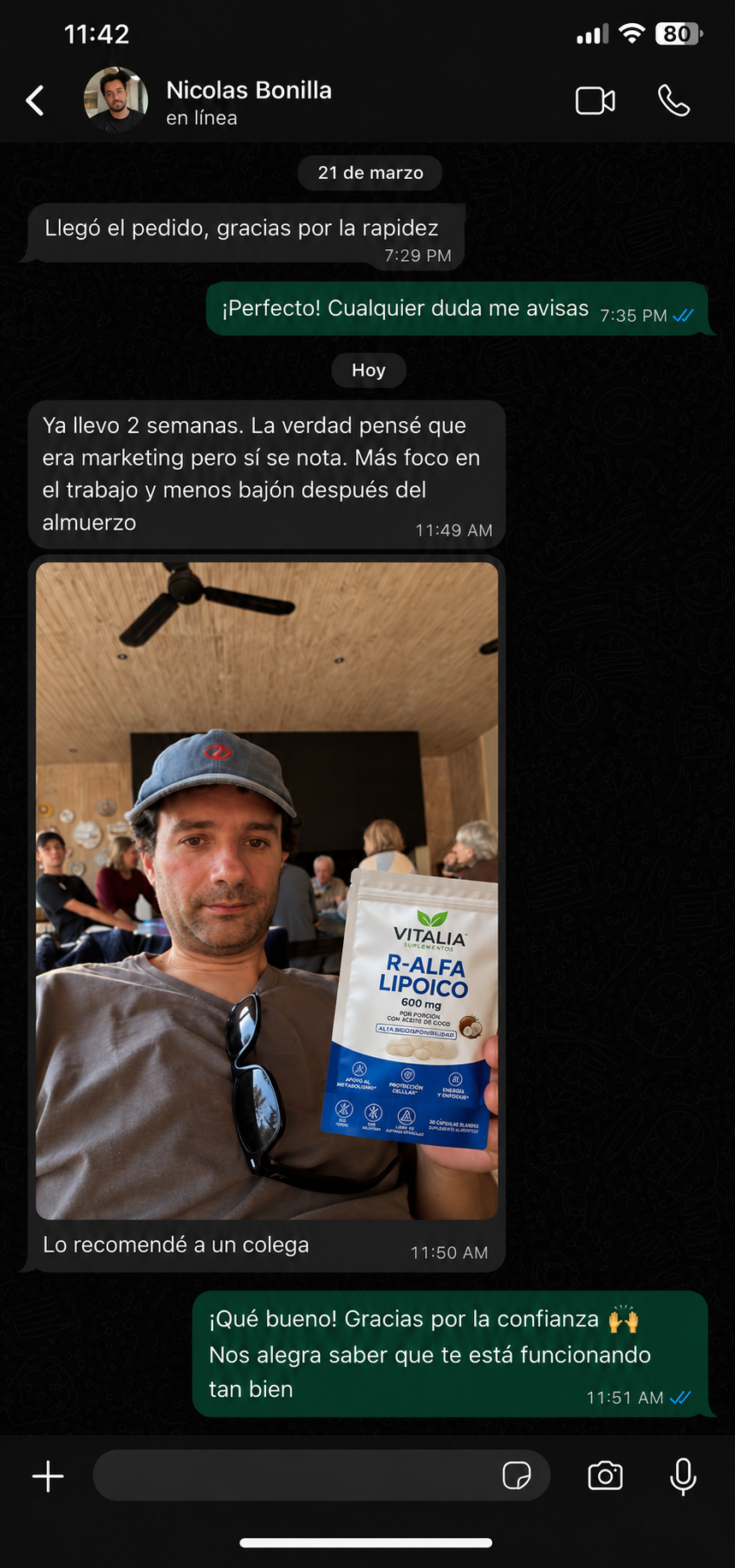 Testimonio de cliente
