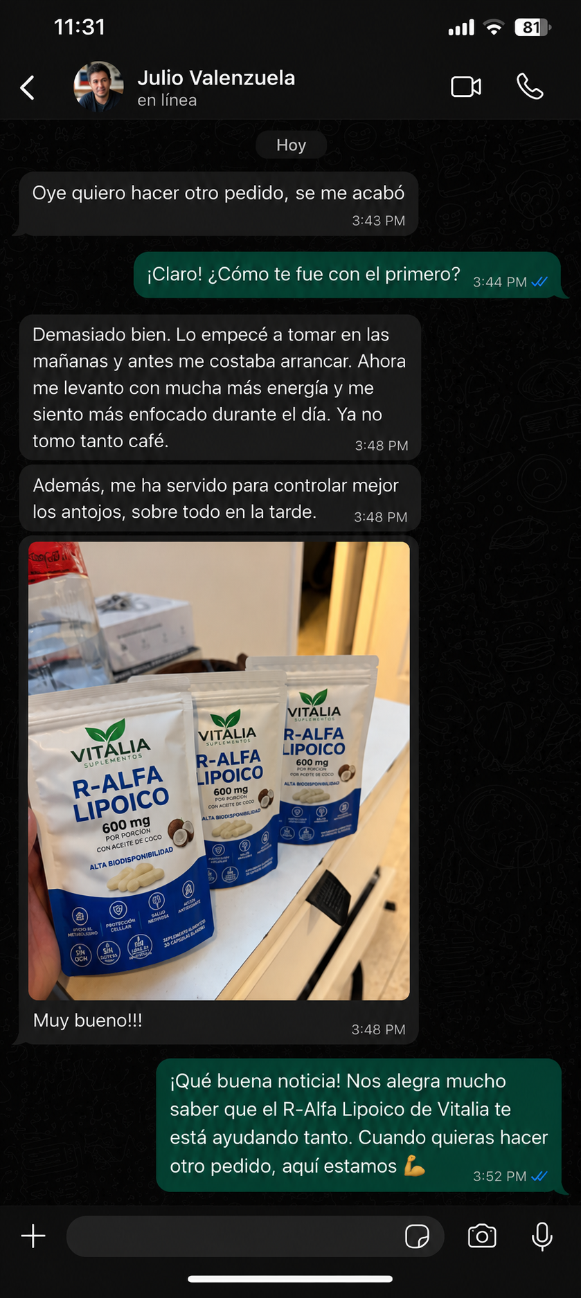 Testimonio de cliente