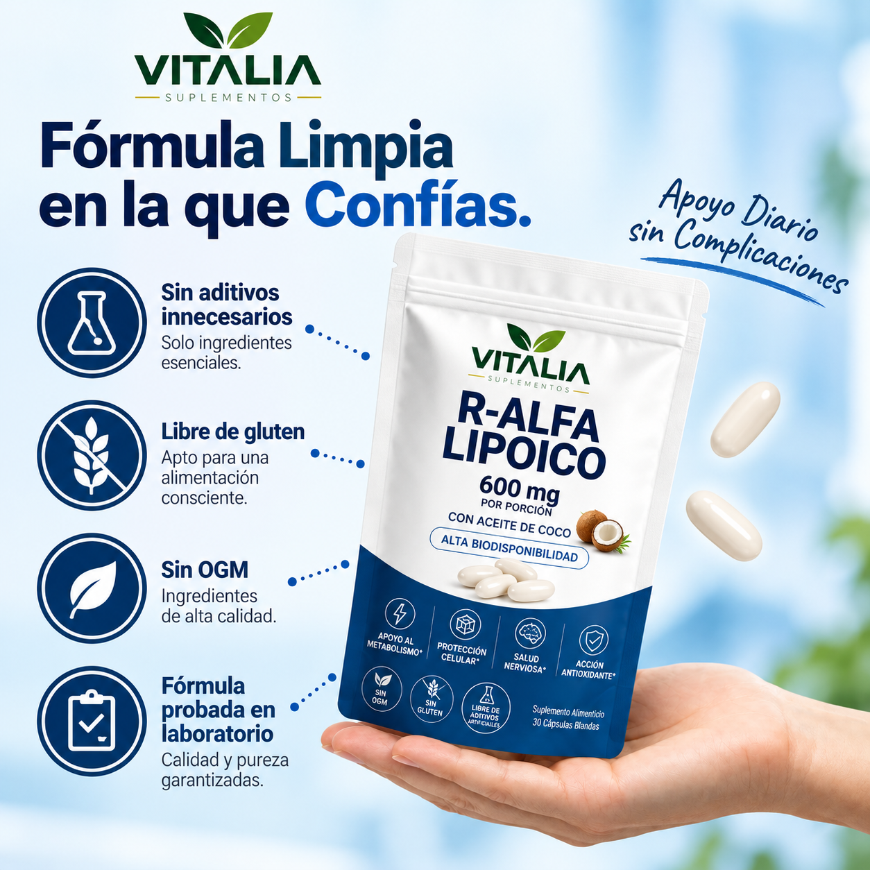 R-Alfa Lipoico — Bienestar metabólico