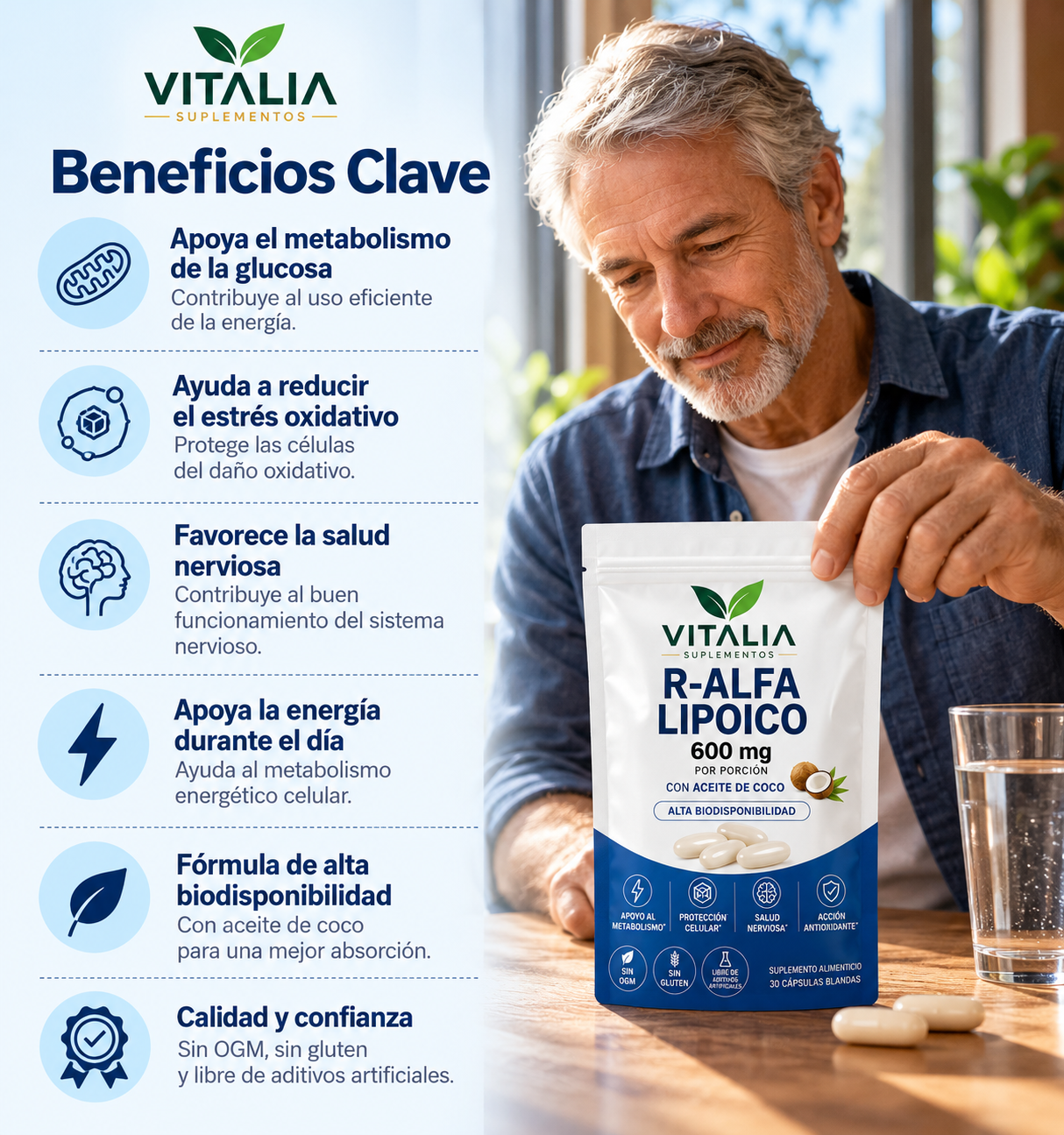 R-Alfa Lipoico — Bienestar metabólico